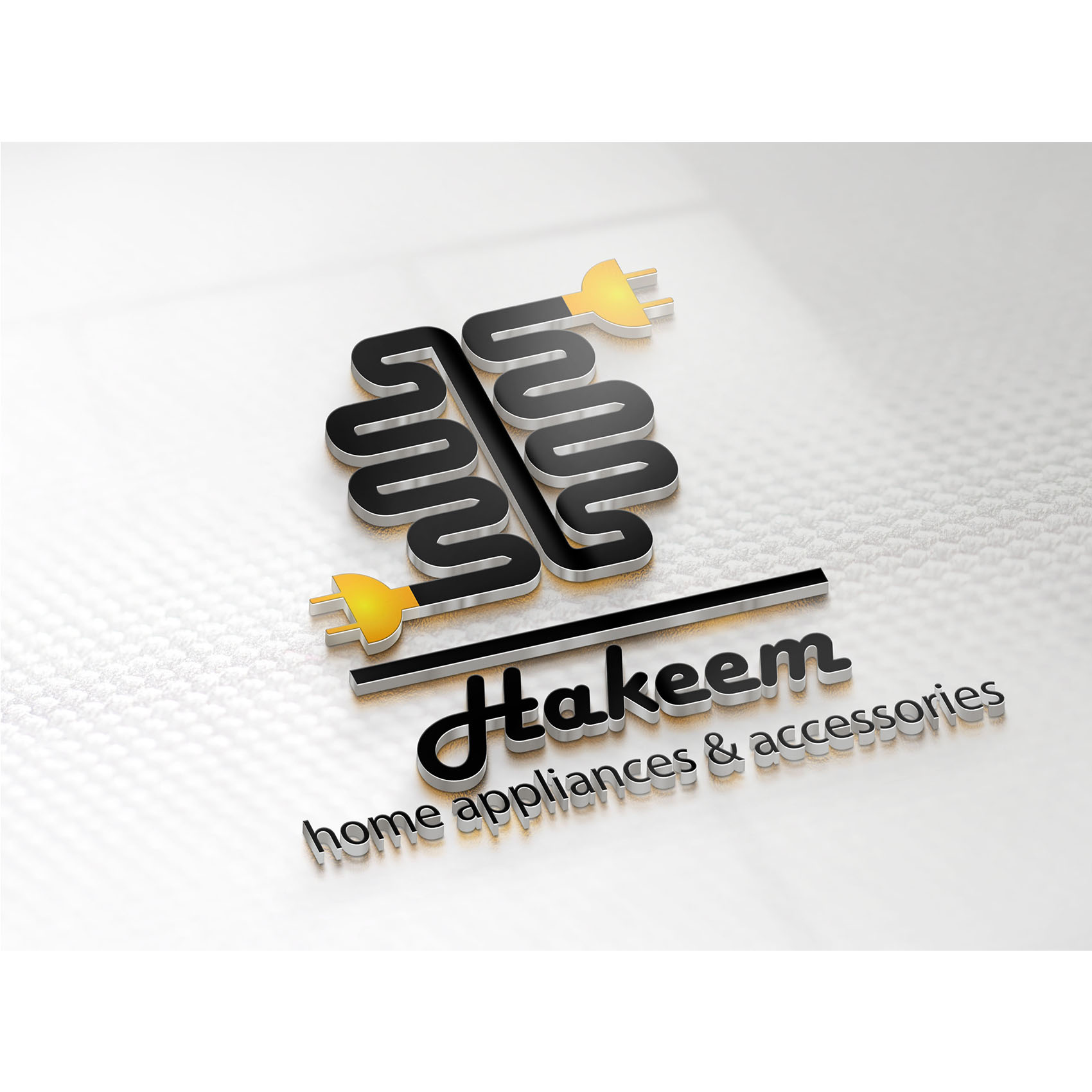 Hakeem Electronics logo design